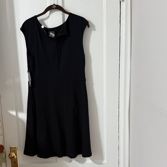 NWT New York & Company Classic Black Mini Dress - Picture 2 of 5